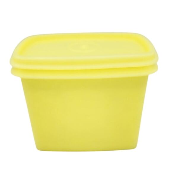 Tupperware | Kitchen | Vintage Yellow Tupperware Shelf Saver Tall ...